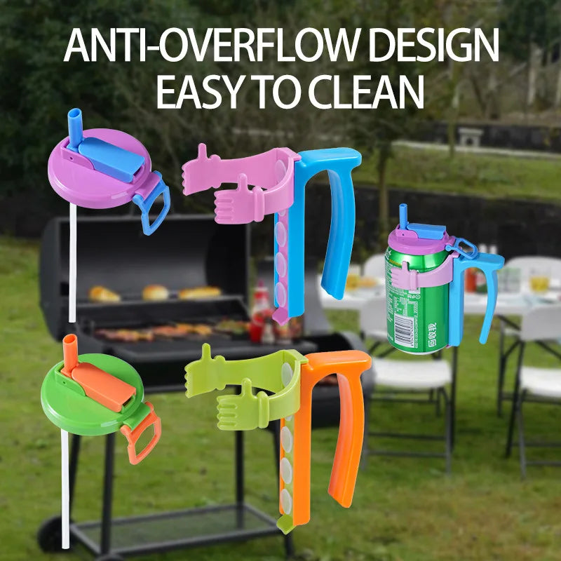 Easy-Grip Soda Can Drinking Handle Gadget - Image 1