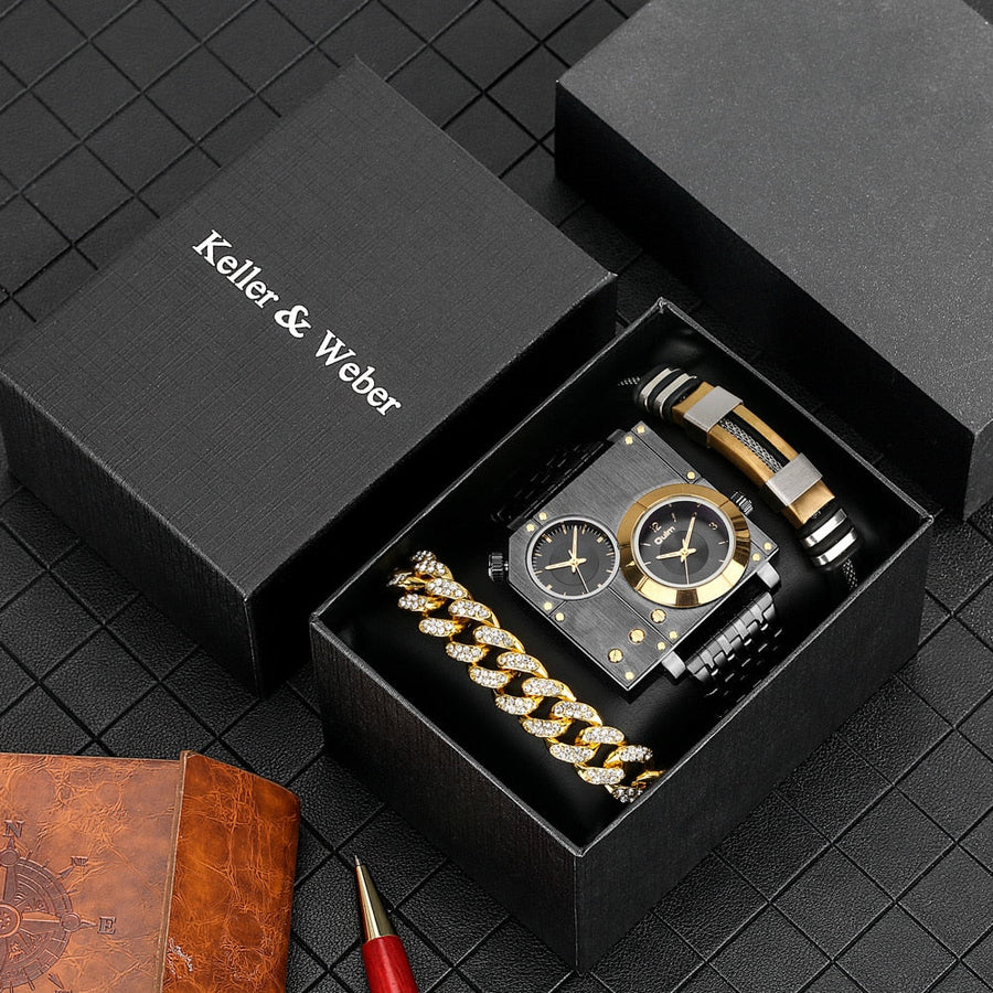 Ultimate Time Keeper Square Watch Gift Set - Image 3