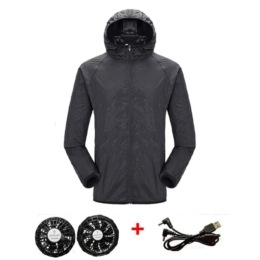 Outdoor Summer Cooling Fan Jacket - Image 11