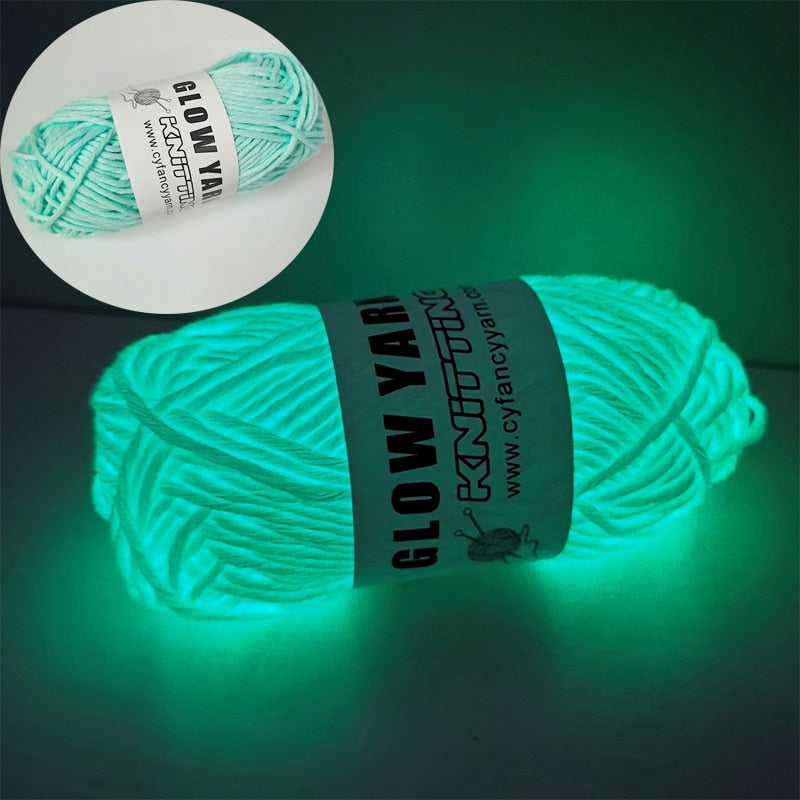 Sparkle Glow Luminous Knitting Yarn - Image 0