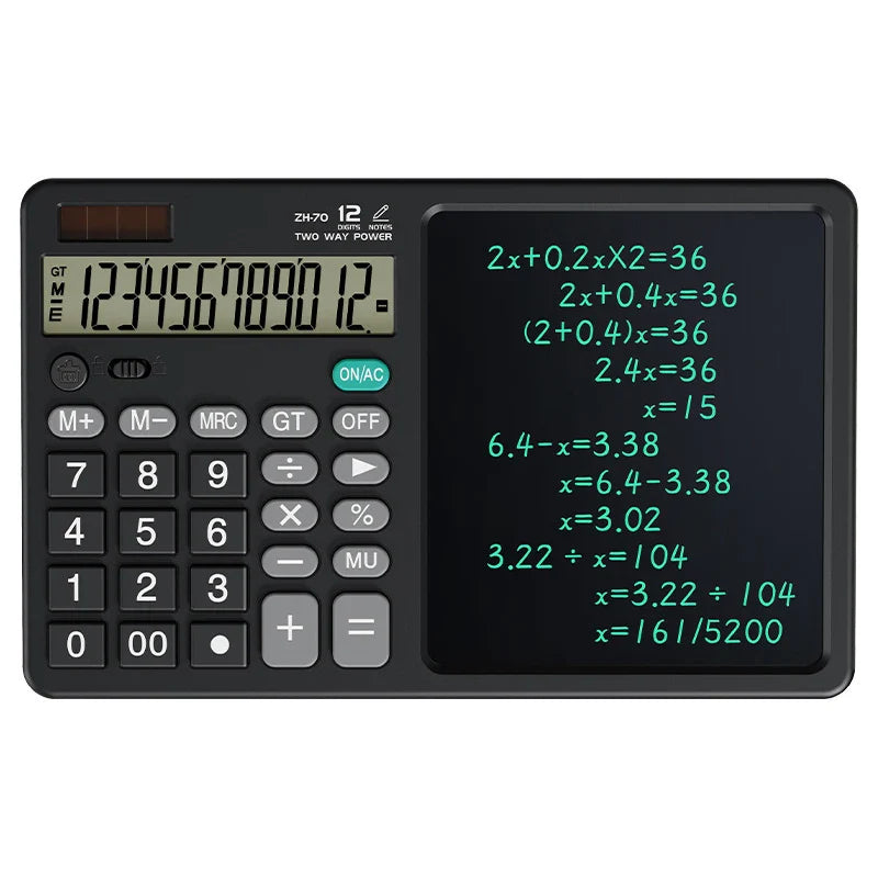 Portable Scientific LCD Notepad Calculator - Image 6