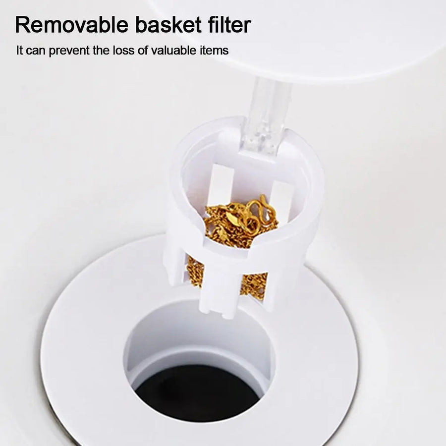 Pop-Up Universal Anti-Odor No Bug Bathroom Sink Strainer - Image 5