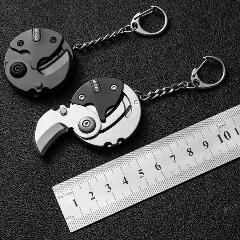 Mini Hiking Survival Keychain Tool - Image 4