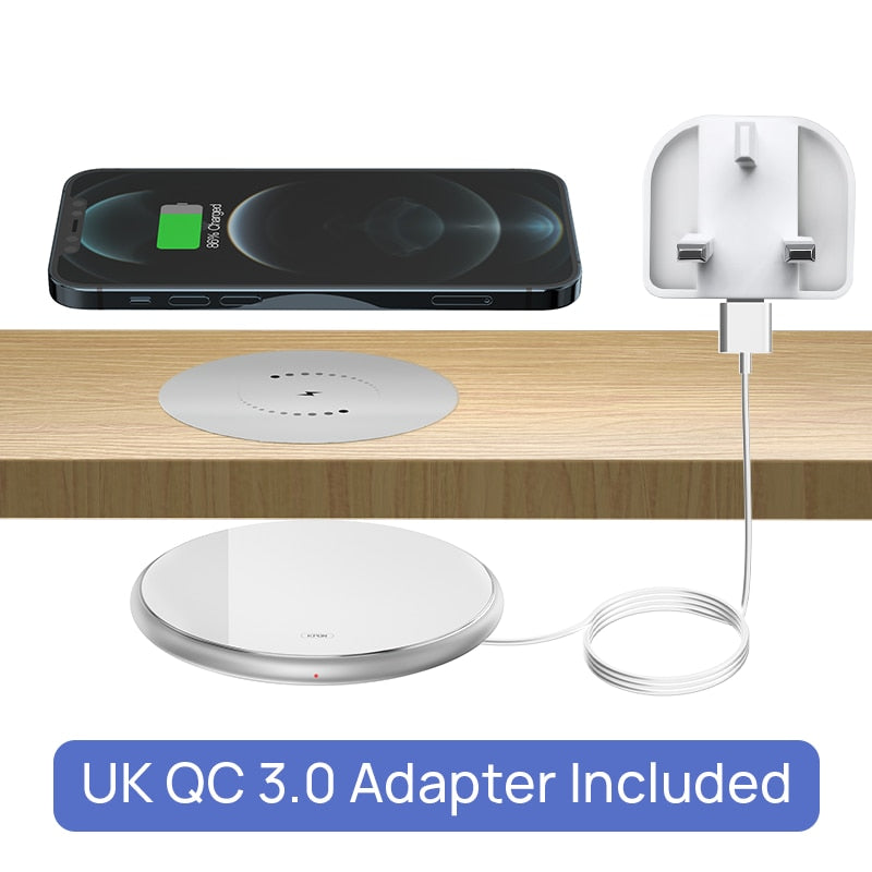 Invisible Under the Desk Wireless Charger - Image 7