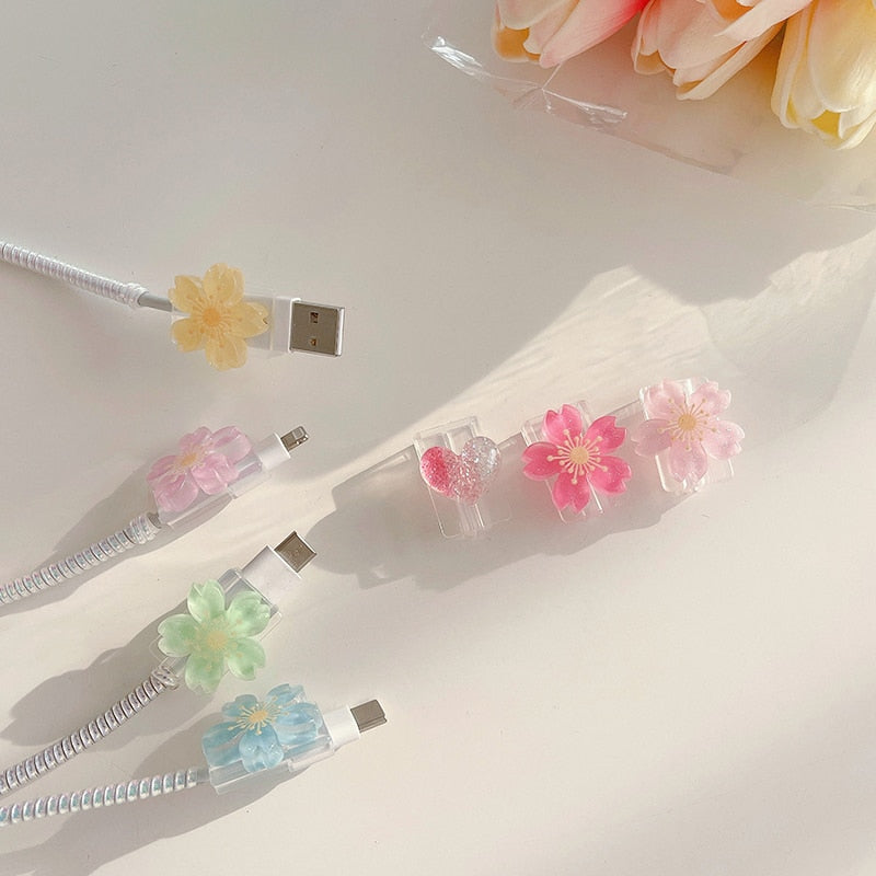 Flower Universal Cable Charger Protector - Image 0