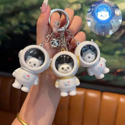 Astronaut Bear LED Keychain Light - Image 0