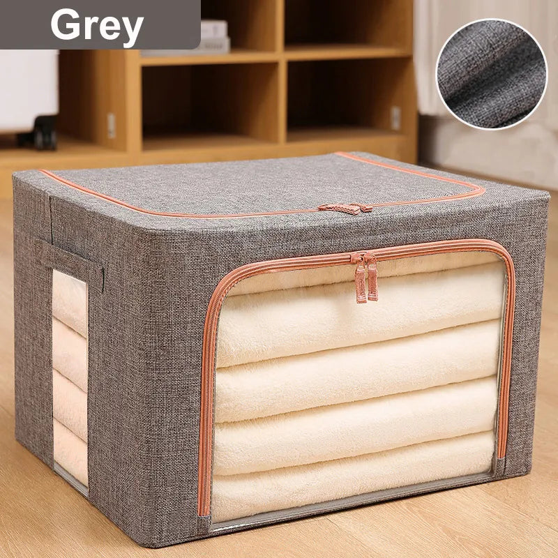 Foldable Storage Space-Saving Large Organizer Box - Image 7