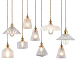 Nordic Brilliance Transparent Glass Pendant Lamp