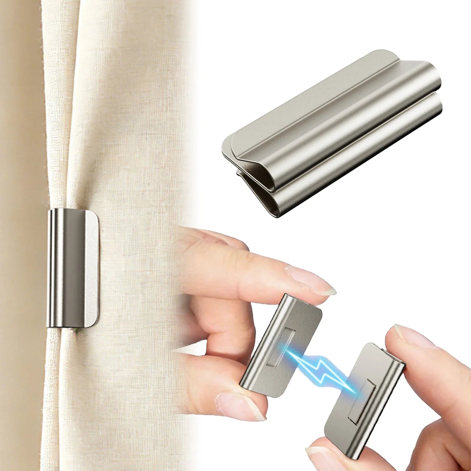 Curtain Lock Magnetic Light-Block Seal Clips - Image 7