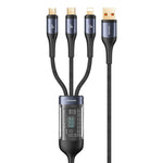 3in1 Digital Display Quick Charging Universal Charging Cable