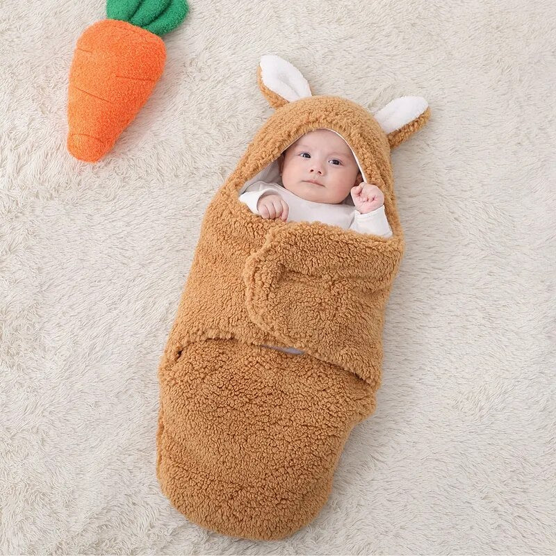 Bunny Bundle Baby Wrap Sleeping Bag