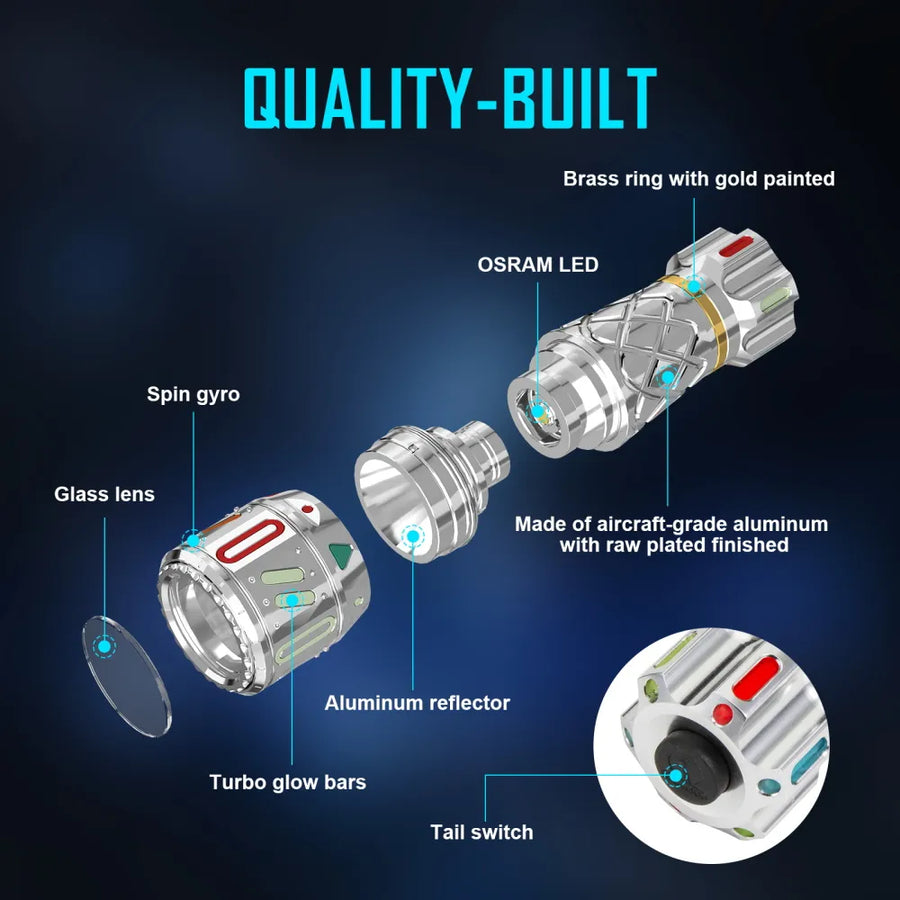 Ultimate Futuristic Gyro Outdoor Flashlight - Image 13