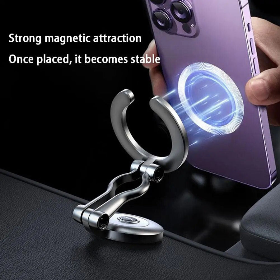 Adjustable Folding Magnetic Ring Car Phone Holder - Image 3