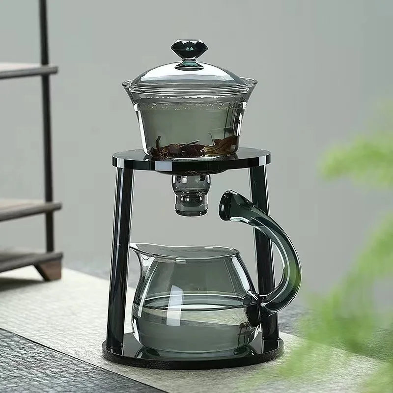 Smooth Arch Glass Magnetic Teapot Set - Image 8