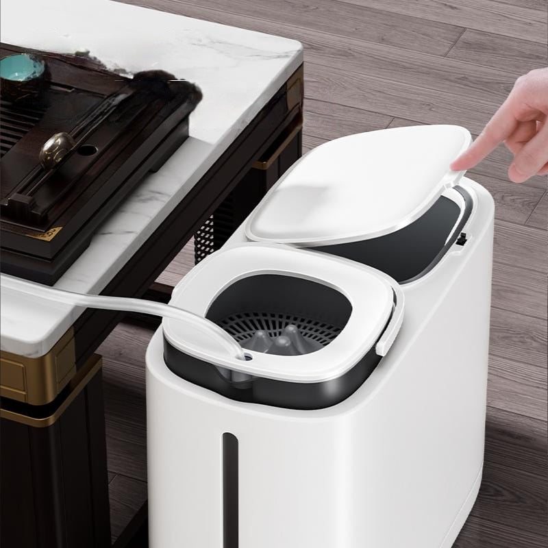 Dual Load Dry Wet Compartment Trash Can - Image 3