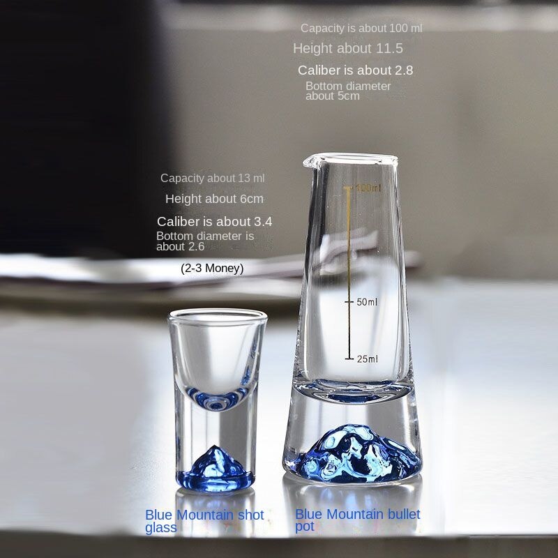 Japan Style Lead-Free Mountain Glass Set - Image 6