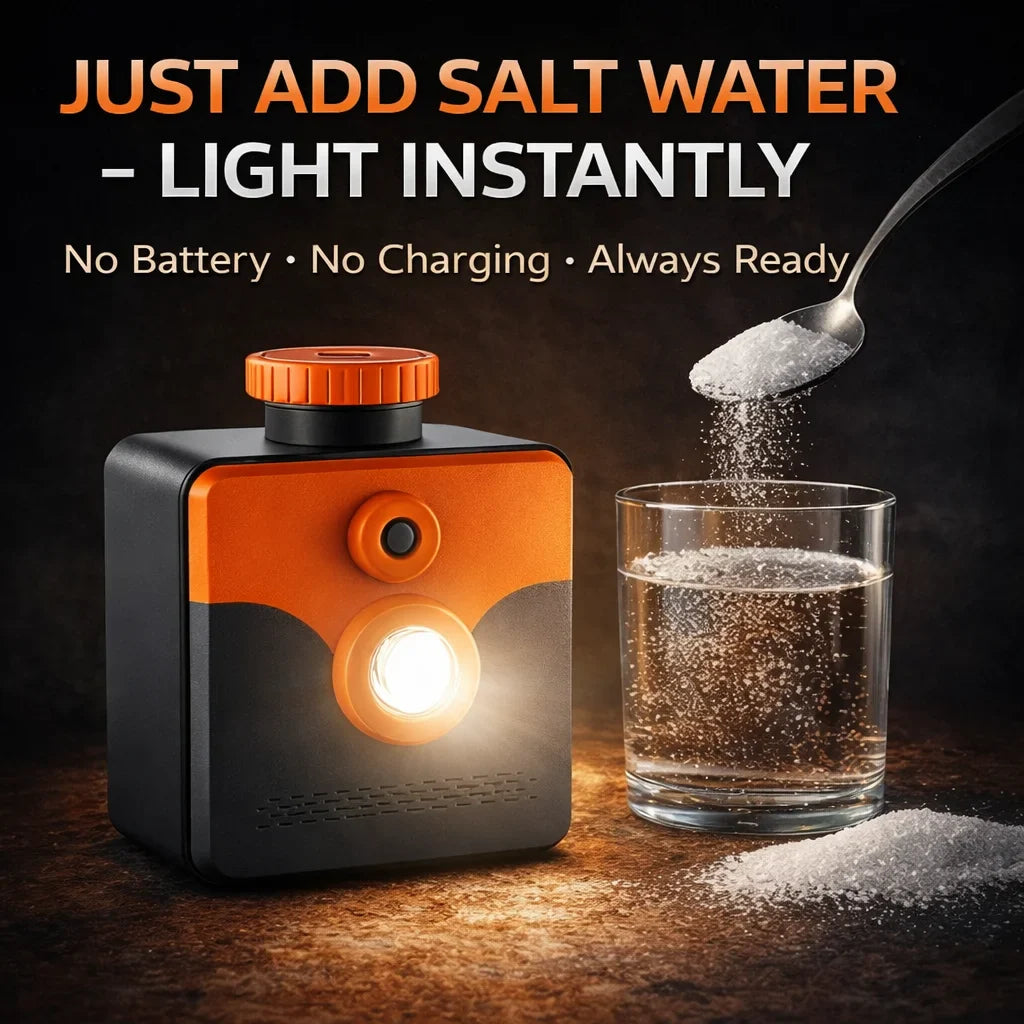 Aqua Charge Salt Water Emergency Lamp - Image 5