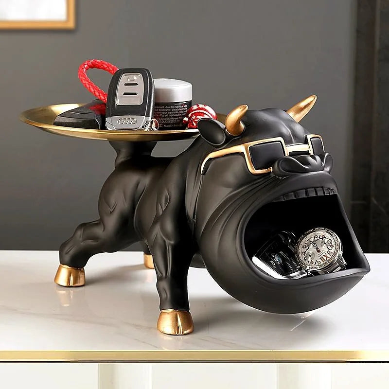 Fancy Bull Decorative Key Holder