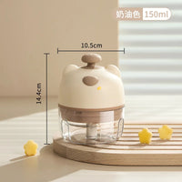 Cute Bear Rechargeable Anti-Slip Electric Grinder - Image 3