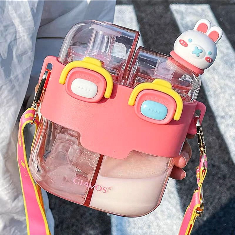 Double-Bin Drink More Kids Water Bottle - Image 3