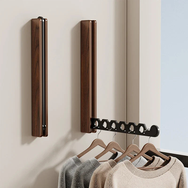 Scandinavian Style Foldable Hanging Clothes Rack - Image 0