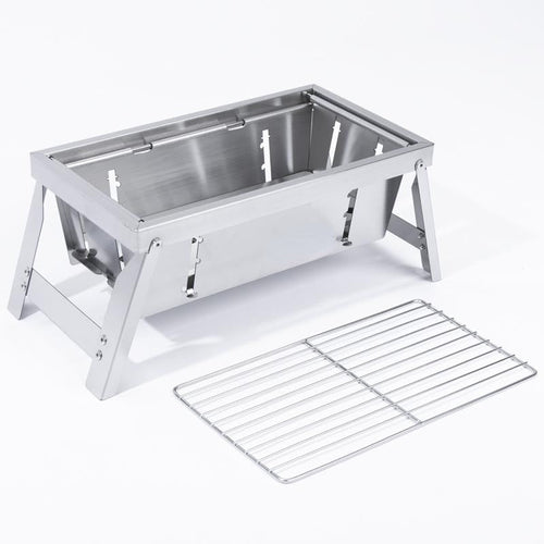 Ultimate Camping Style Stainless Steel Foldable Grill - Image 0