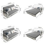 Modern Space-Saving Built-In Storage Sofa Bed