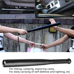 Tactical Aluminium Alloy Flashlight Self Defense Telescopic Stick