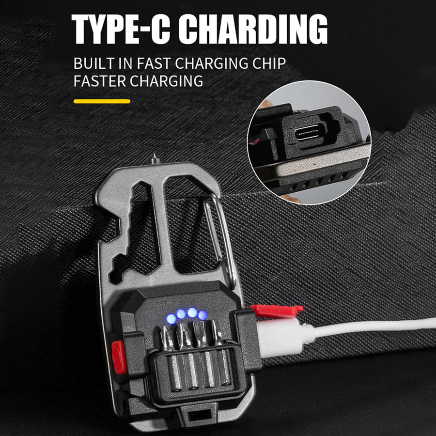 Mini LED Flashlight Screwdriver Keychain Tool - Image 5
