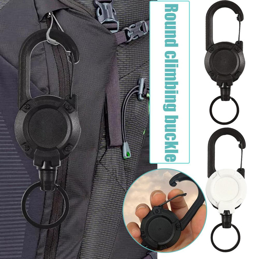 Heavy Duty Retractable Pull Practical Keychain - Image 2