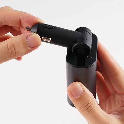 4in1 Retractable Fast Charging Car Lighter Charger - Image 2