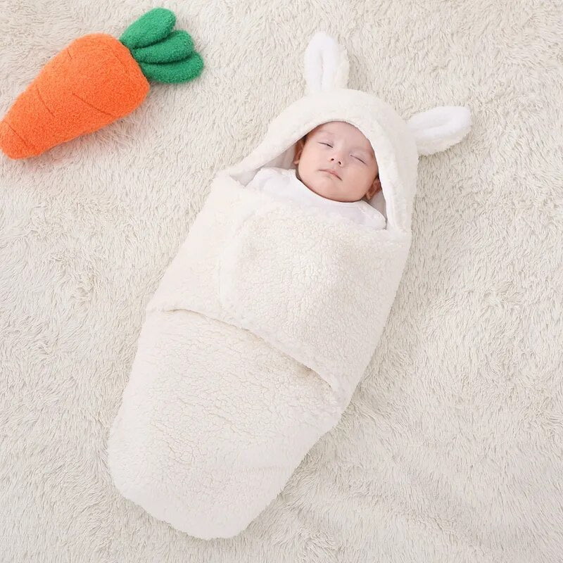 Bunny Bundle Baby Wrap Sleeping Bag