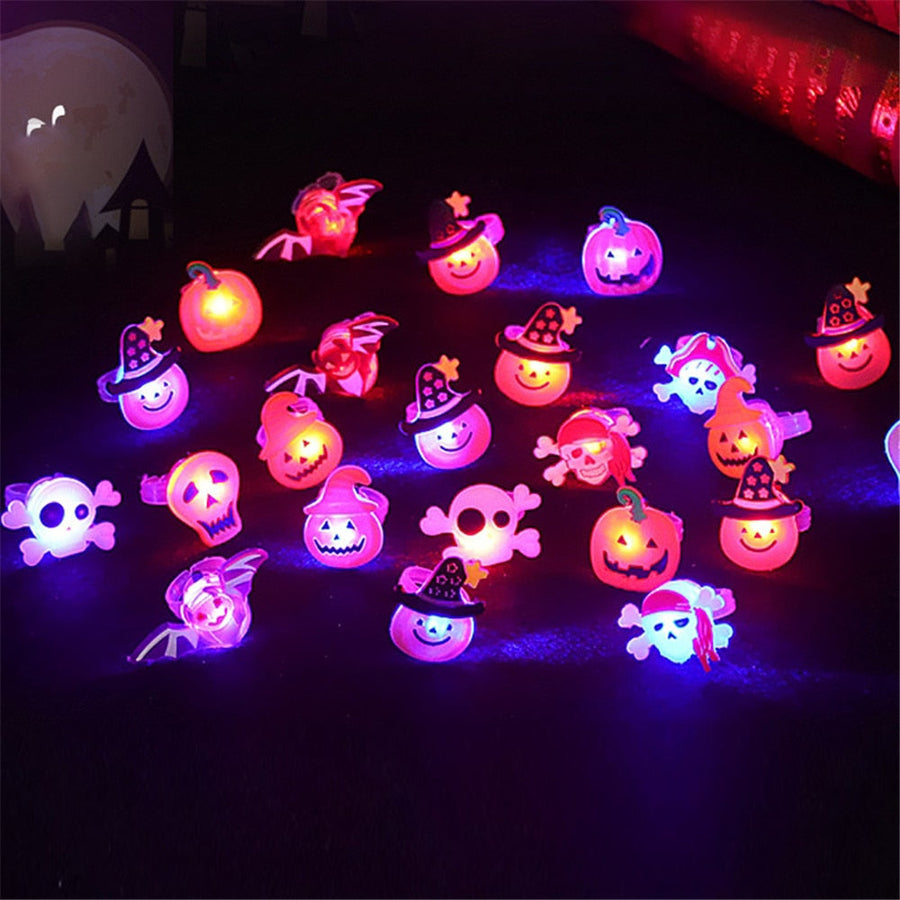 Glowing Ghost Skull Rings - Image 6