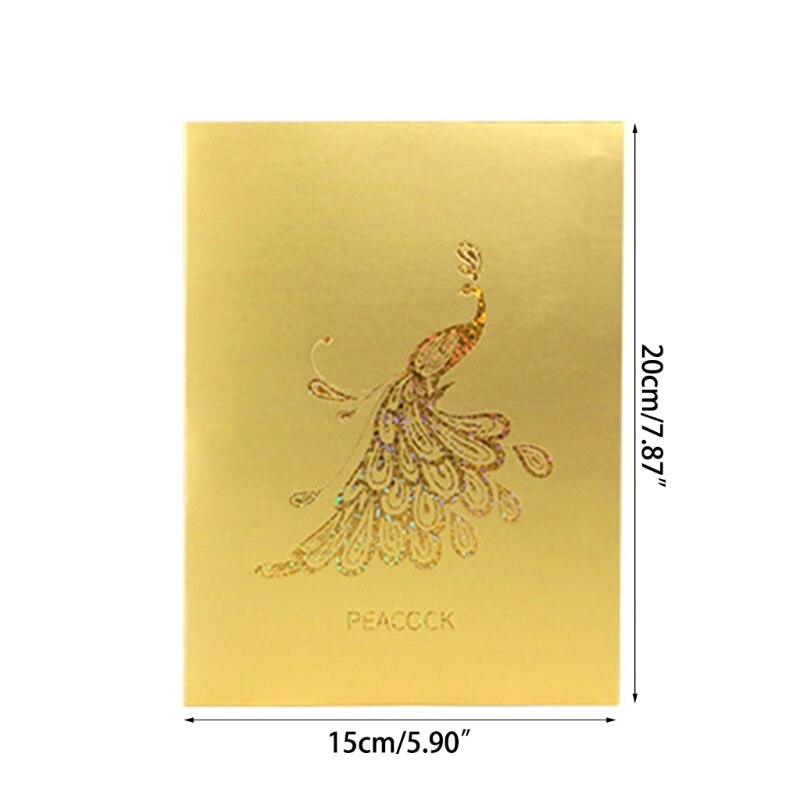 3D Shining Peacock Decorative Card - Image 2