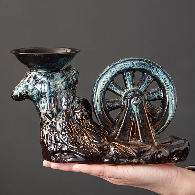 Rotating Handcrafted Tea Ceremony Set - Image 5