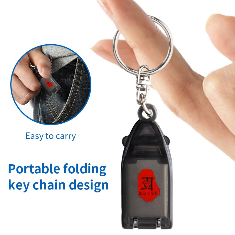 Stainless Steel Nail Clipper Keychain