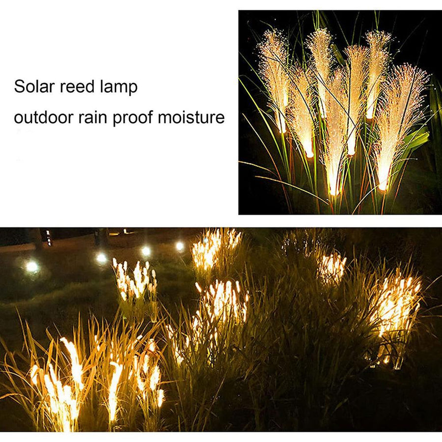 Solar Reed Waterproof Fiber Patio Lights - Image 8