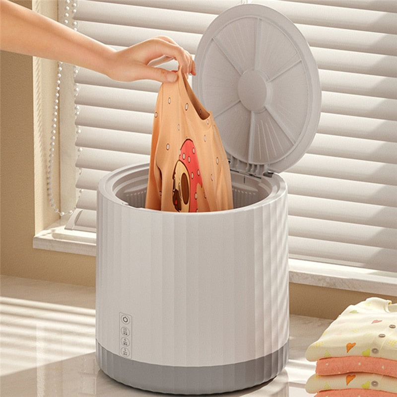 4L Mini Portable Rotating Turbine Washing Machine