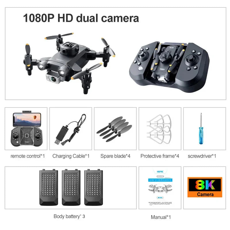 5D Obstacle Detection Aerial Imaging FPV Drone - Image 8