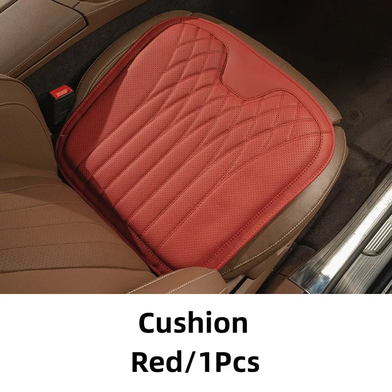 Leather Breathable Comfy Premium Car Seat Cushion - Image 9
