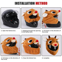 Fluffy Animals Funny Helmet Covers - Image 7