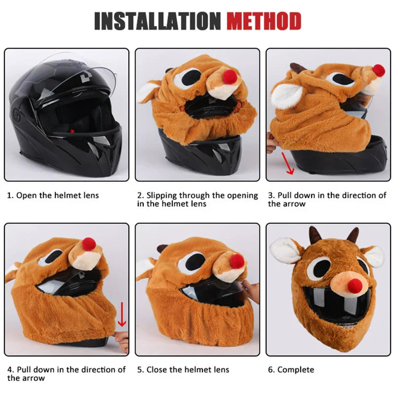 Fluffy Animals Funny Helmet Covers - Image 7