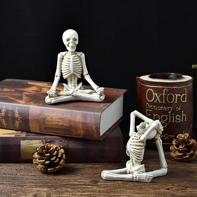 Yoga Master Skeleton Figurine - Image 3
