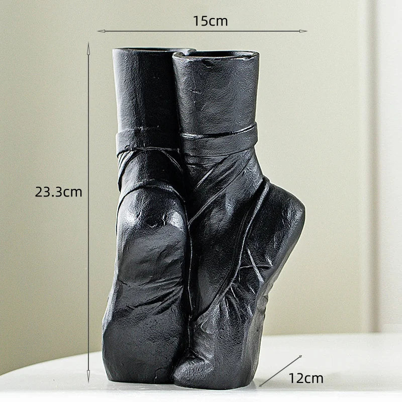 Artistic Ballerina Ceramic Vase - Image 6