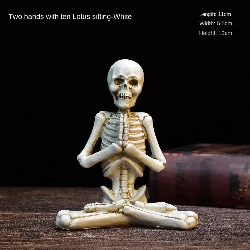Yoga Master Skeleton Figurine - Image 7