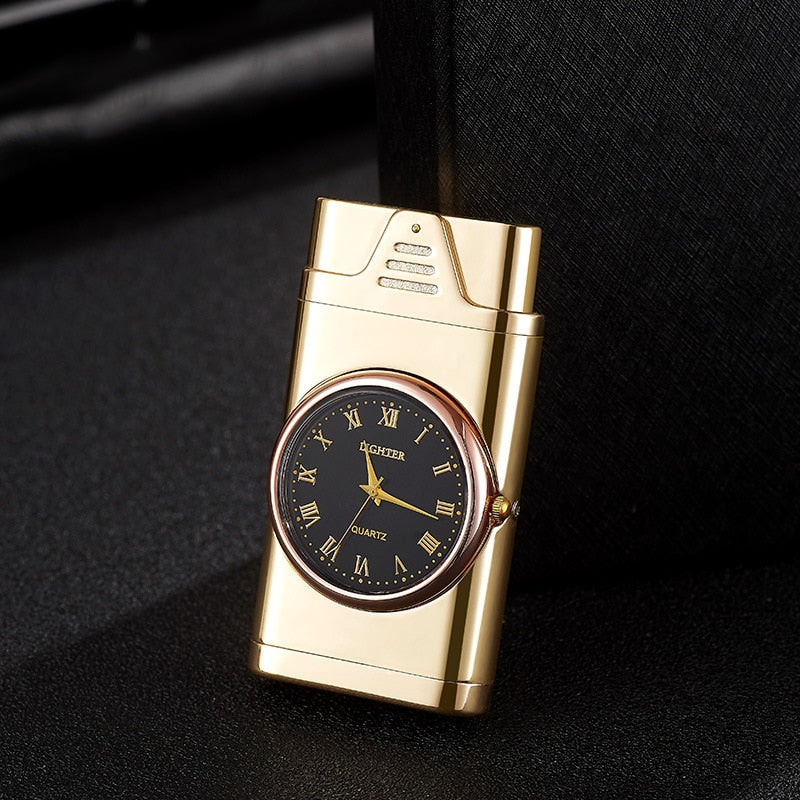 2in1 Elegant Windproof Lighter Watch