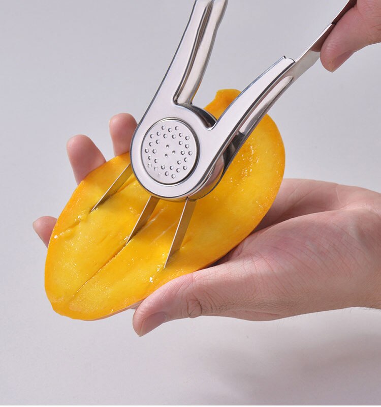 Stainless Steel Mango Slicer Tool - Image 1