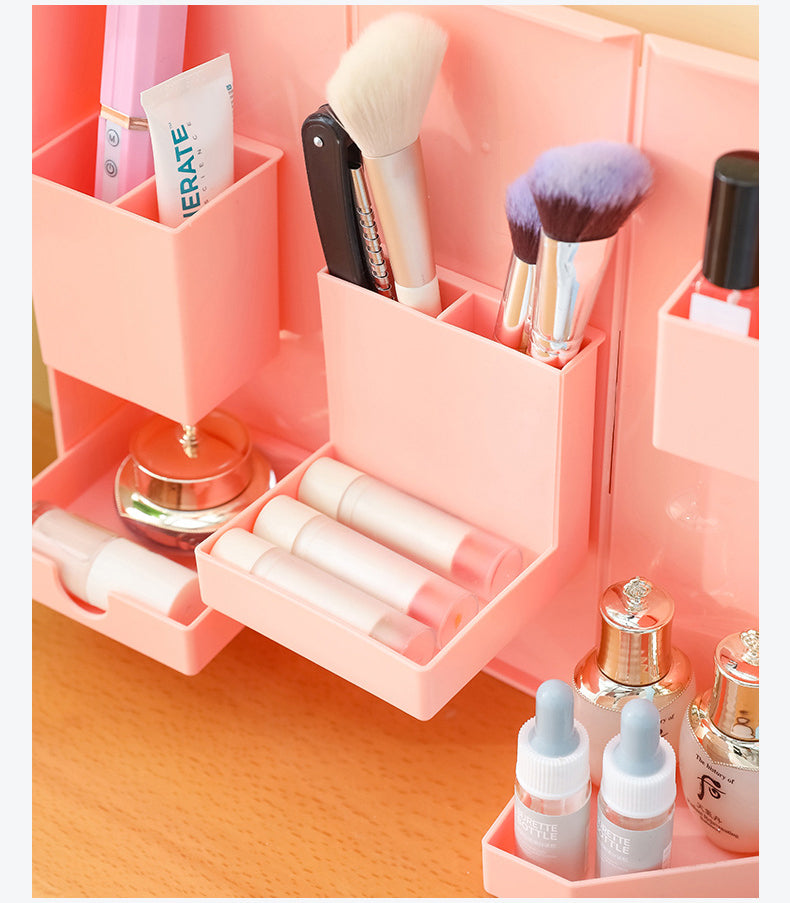 Foldable Stationary Makeup Storage Box - Image 5