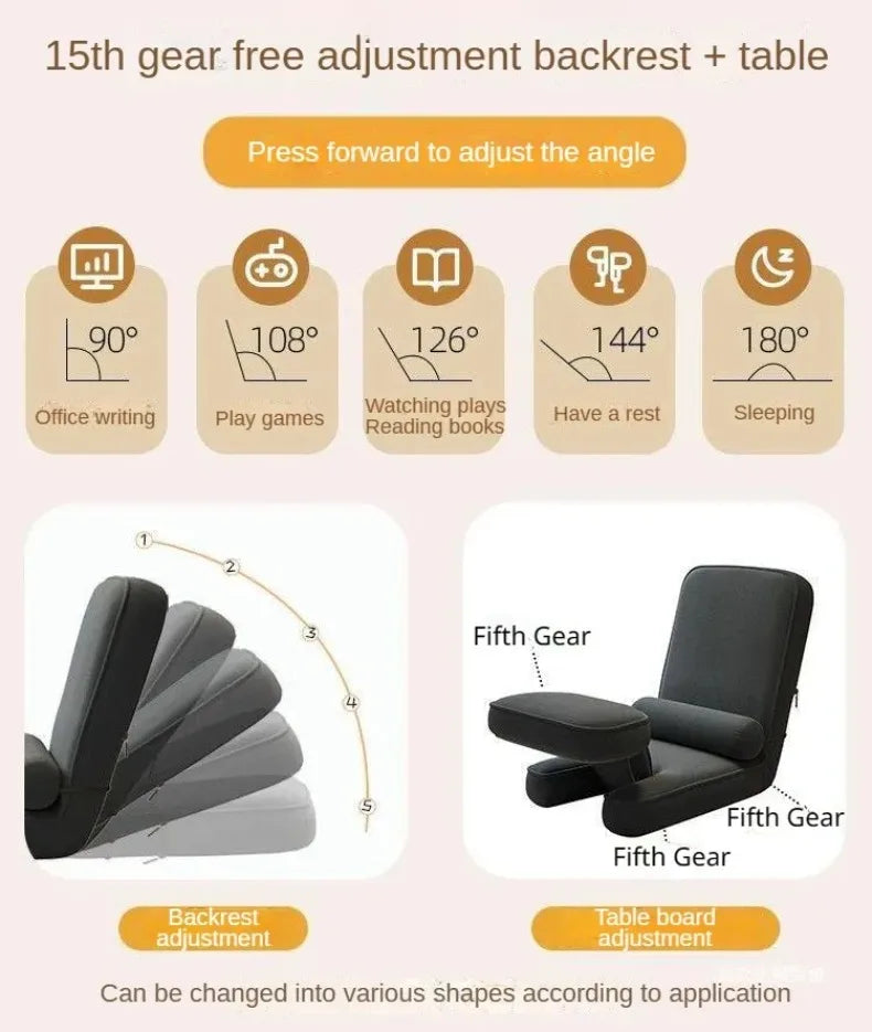 Modern Lounge Multifunctional Lazy Floor Chair - Image 3