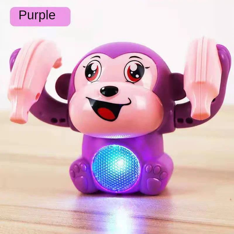 Interactive Monkey Rolling Light-Up Musical Toy - Image 8
